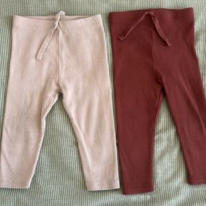 2 leggings, Zara, 9-12m (80cm)